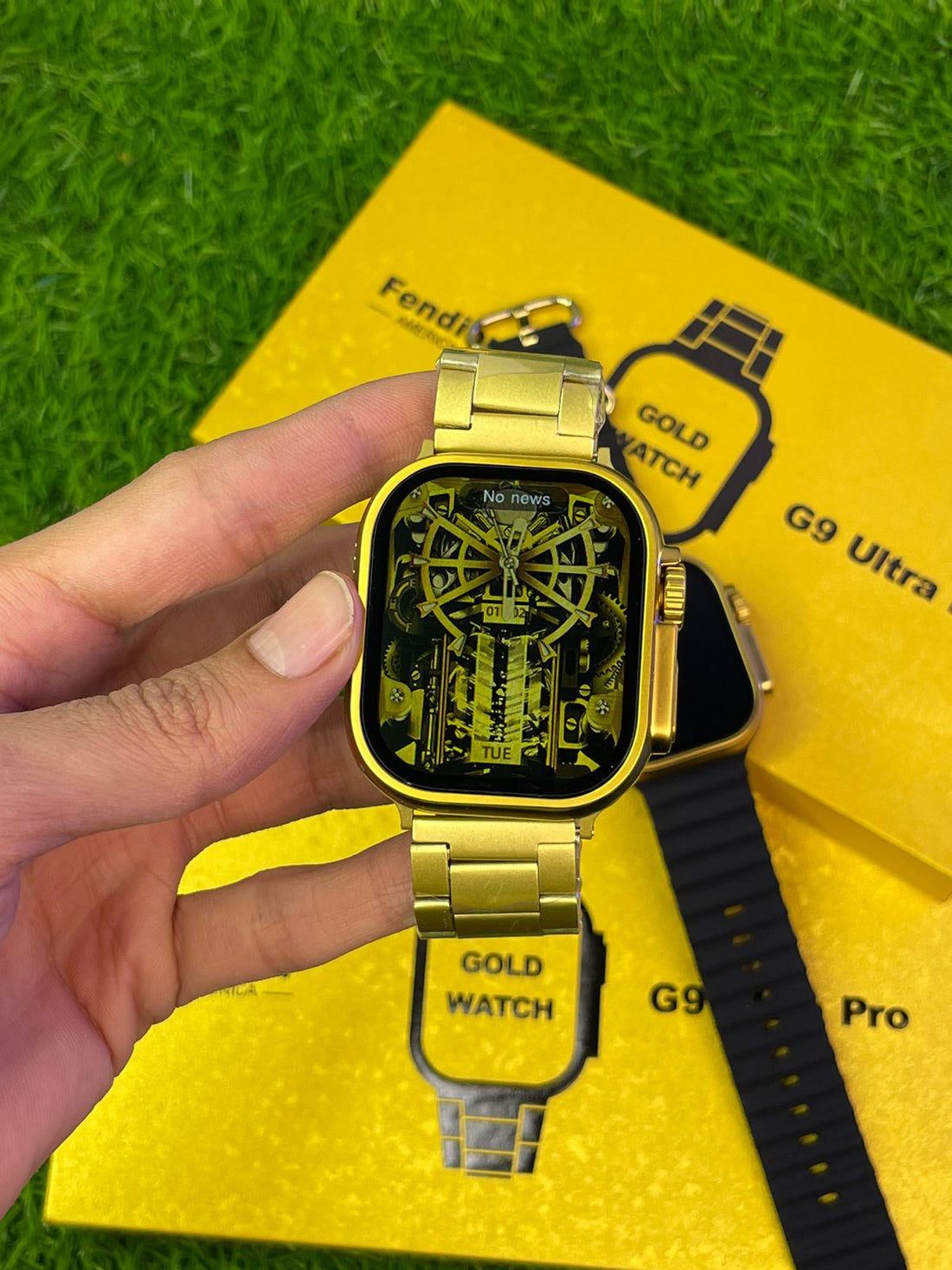 G9 Ultra pro Smartwatch - Golden Edition